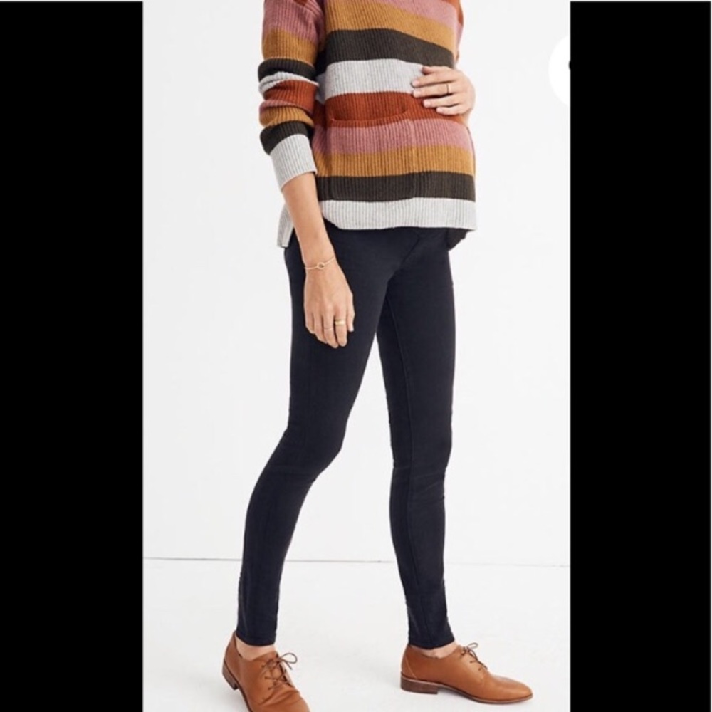 Madewell Skinny Maternity  black Jean size 23